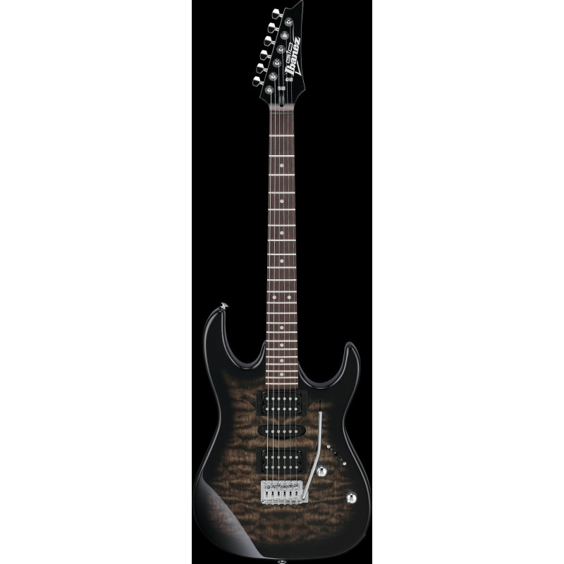 Ibanez GRX70QA-TKS GIO GRX Electric Guitar 6-String - Transparent Black Sunburst