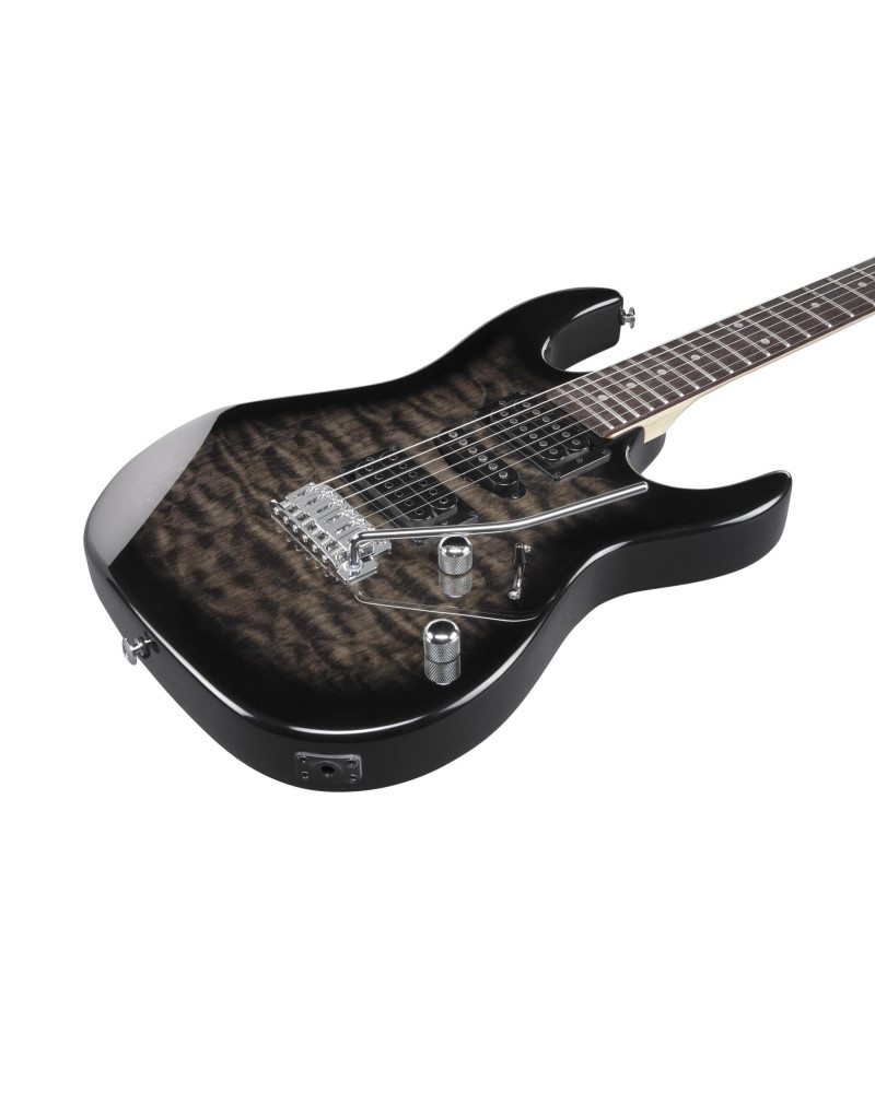 Ibanez GRX70QA-TKS GIO GRX Electric Guitar 6-String - Transparent Black Sunburst