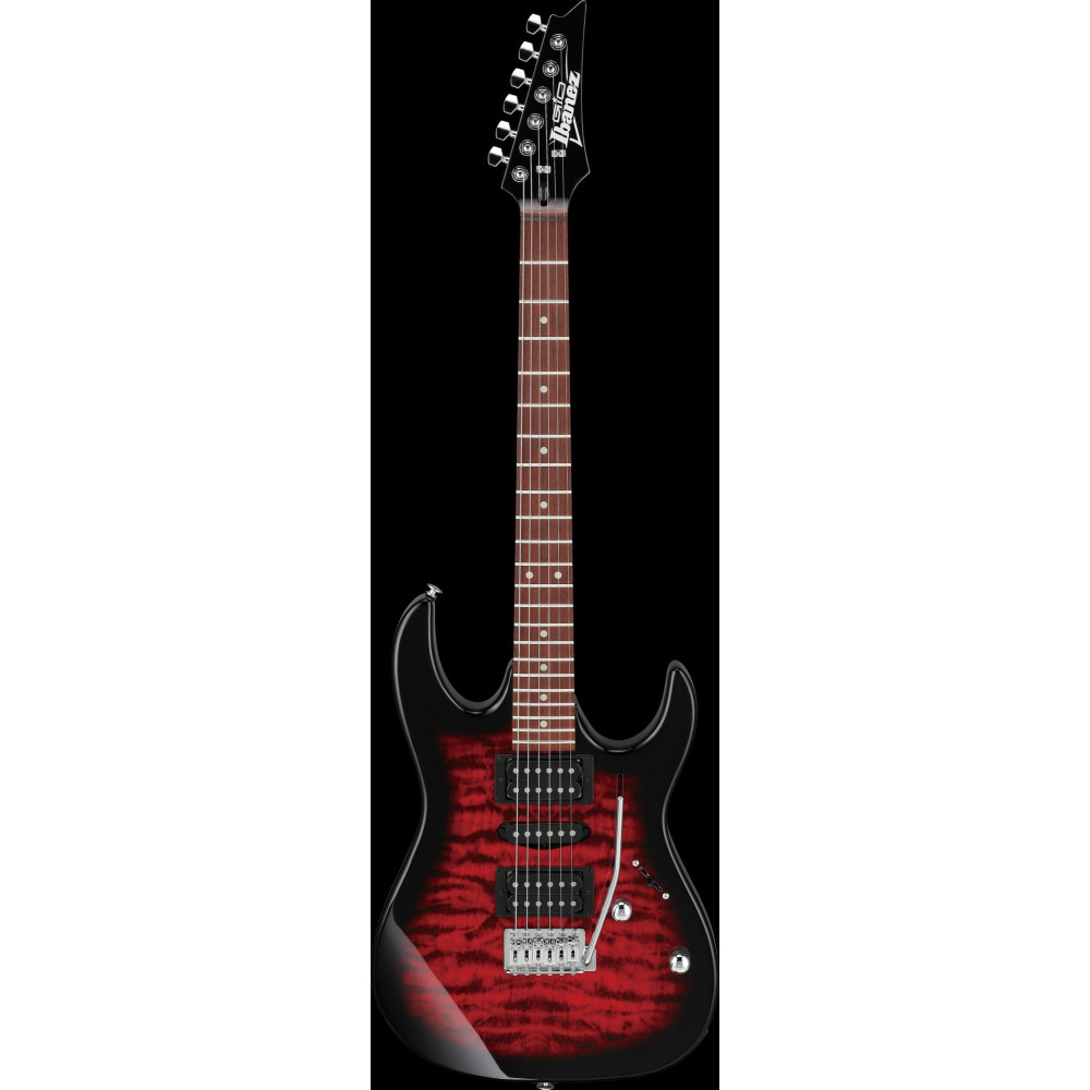 Ibanez GRX70QA-TRB GIO GRX Electric Guitar 6-String - Transparent Red Burst