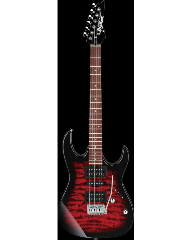 Ibanez GRX70QA-TRB GIO GRX Electric Guitar 6-String - Transparent Red Burst