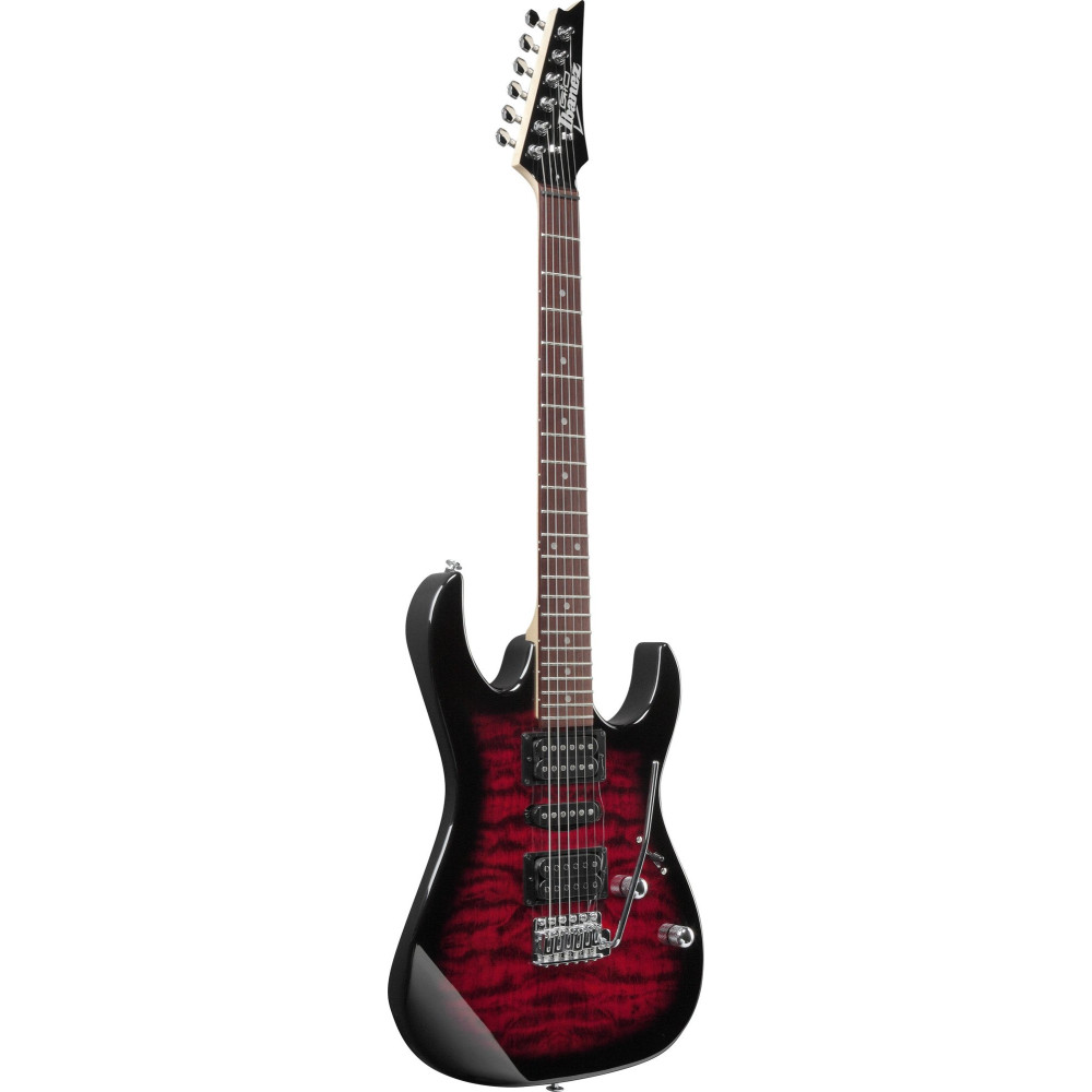 Ibanez GRX70QA-TRB GIO GRX Electric Guitar 6-String - Transparent Red Burst