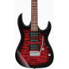 Ibanez GRX70QA-TRB GIO GRX Electric Guitar 6-String - Transparent Red Burst