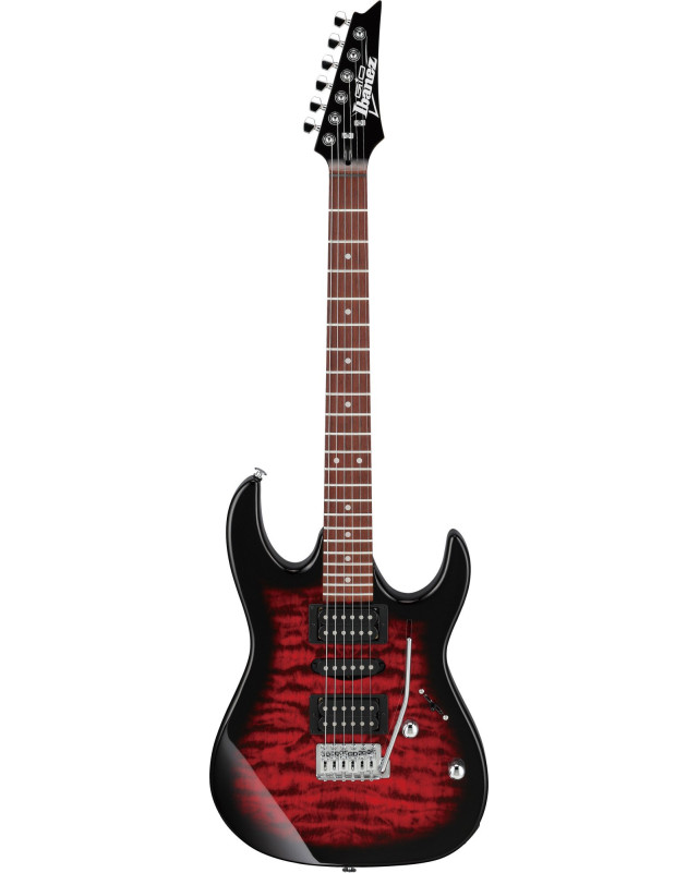 Ibanez GRX70QA-TRB GIO GRX Electric Guitar 6-String - Transparent Red Burst