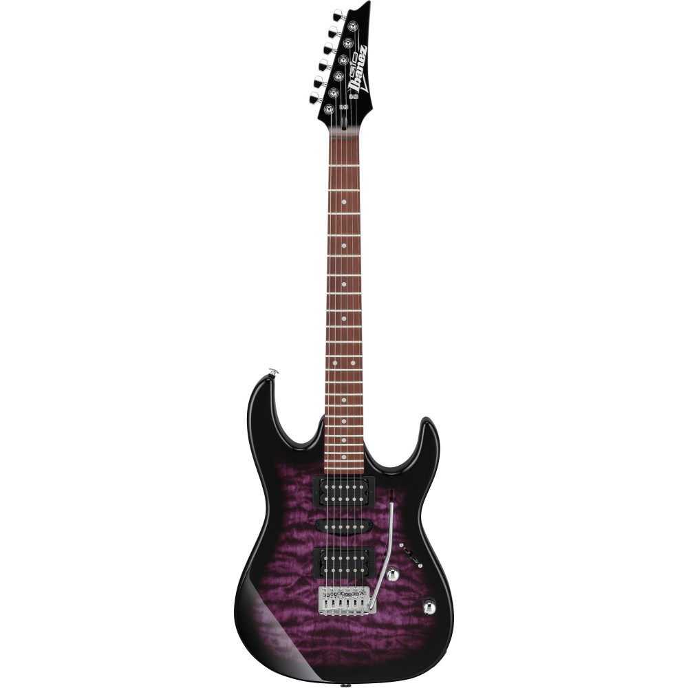 Ibanez GRX70QA-TVT GIO GRX Electric Guitar 6-String - Transparent Violet Sunburst
