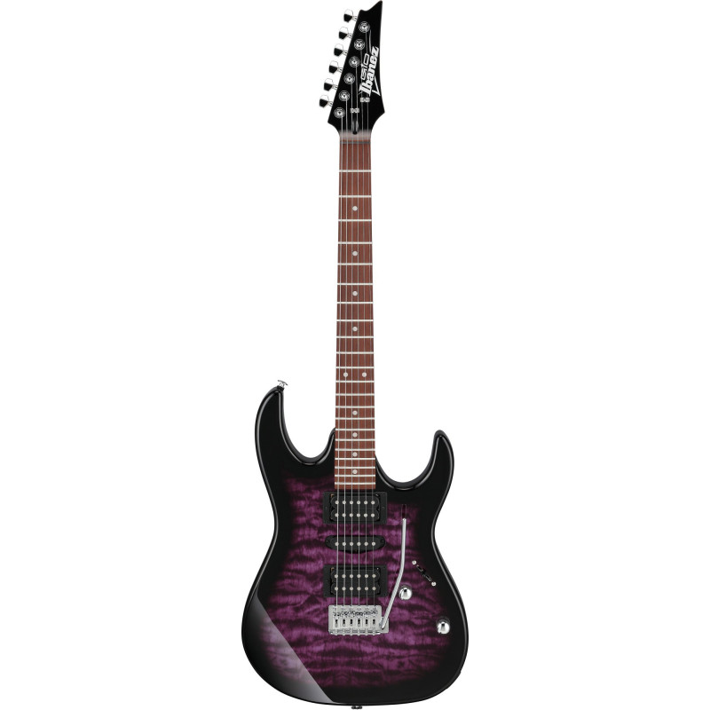 Ibanez GRX70QA-TVT GIO GRX Electric Guitar 6-String - Transparent Violet Sunburst