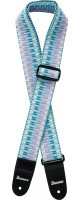 Ibanez GSB50-C5 Braided Guitar Strap - Mint Green/Purple