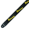 Ibanez GSD50-YE Design Strap - Black/Yellow Logos