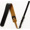 Ibanez GSLZ60LG-BK Leather Guitar Strap 