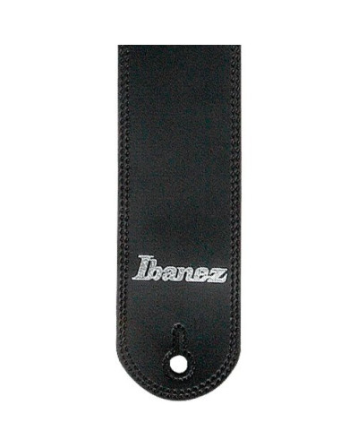 Ibanez GSLZ60LG-BK Leather Guitar Strap 