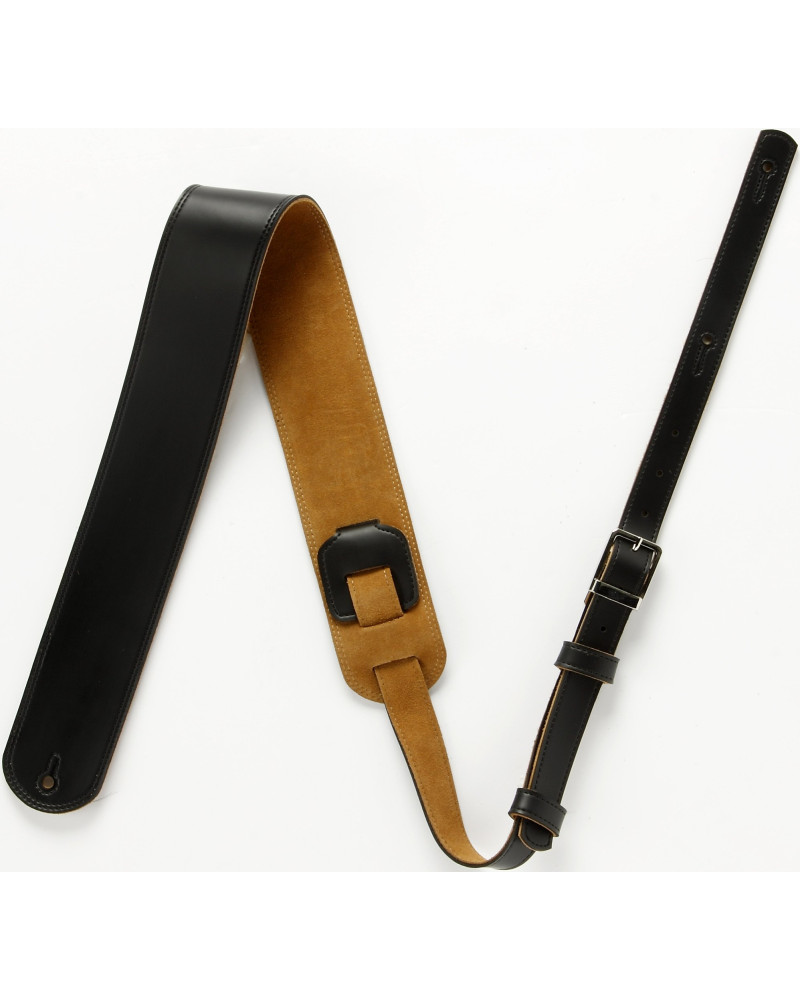 Ibanez GSLZ60LG-BK Leather Guitar Strap 