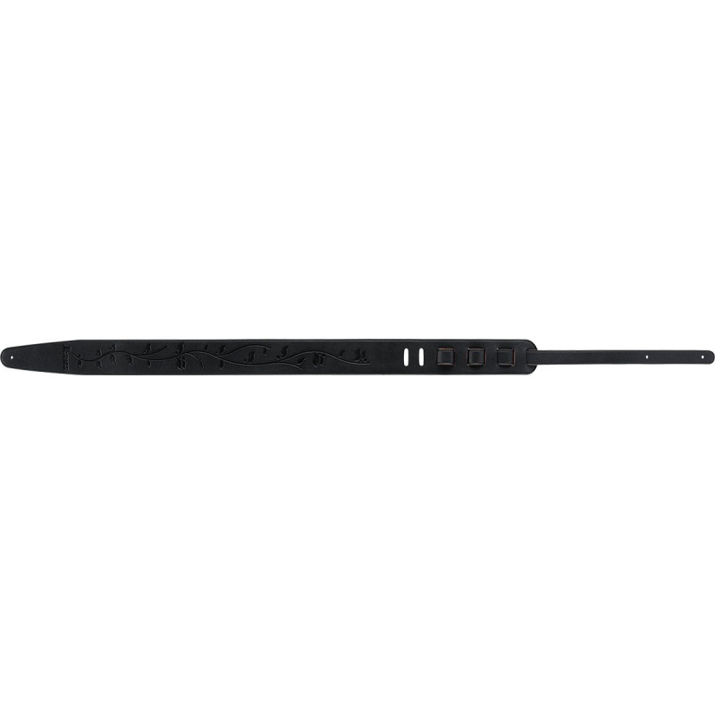 Ibanez GSTL60-BK Tree of Life Faux-Leather Strap - Black
