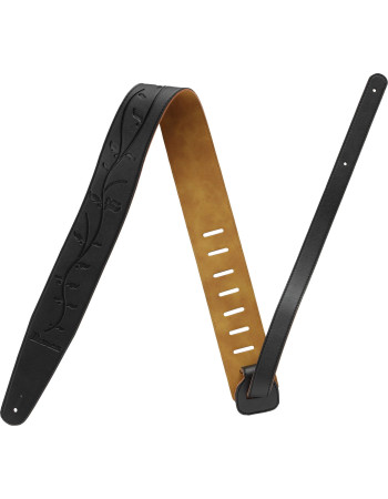 Ibanez GSTL60-BK Tree of Life Faux-Leather Strap - Black