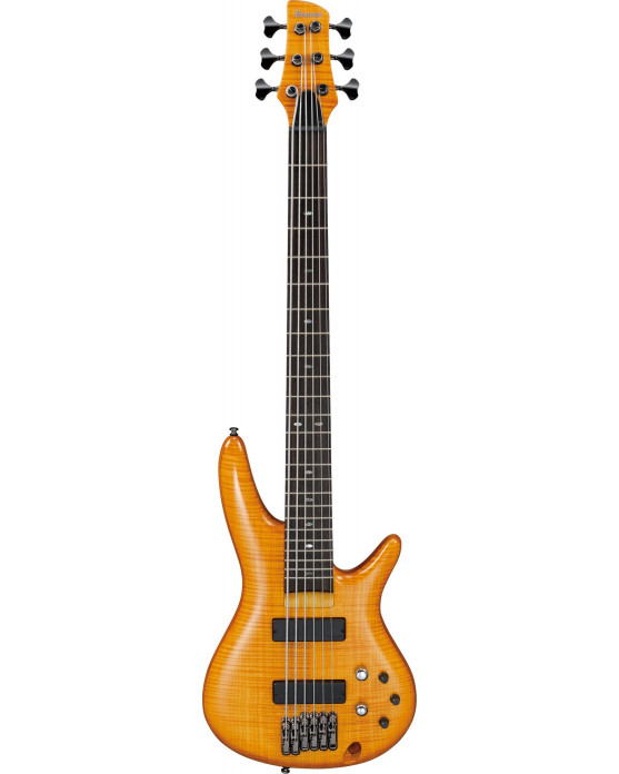 Ibanez GVB36-AM Gerald Veasley Signature Electric Bass 6-String - Amber