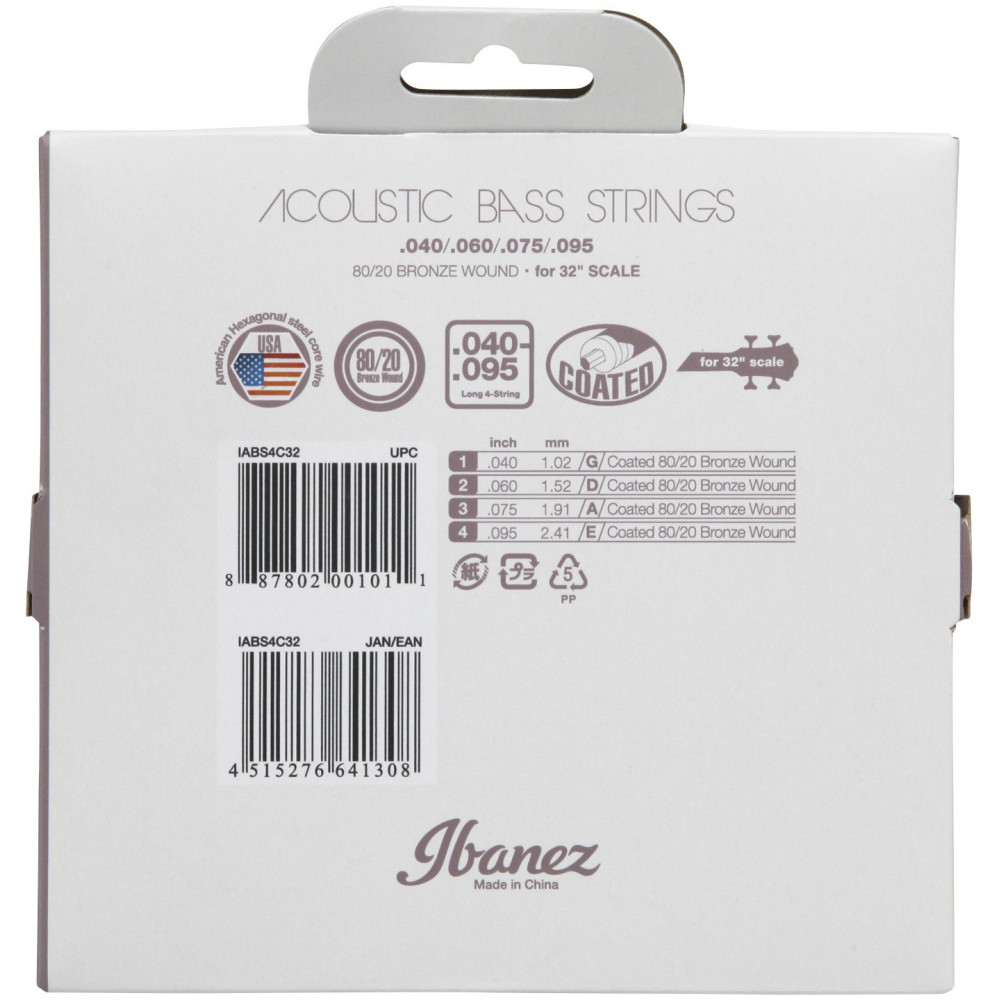 Ibanez IABS4C32 String Set for 4 String Acoustic Bass
