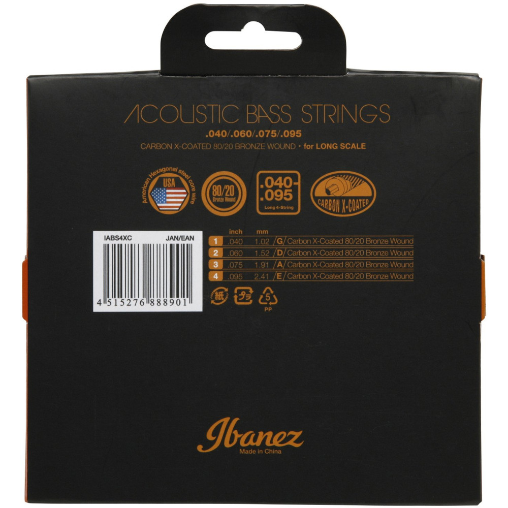 Ibanez IABS4XC String Set for 4 String Acoustic Bass