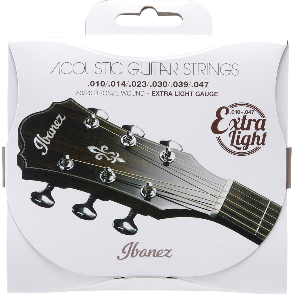 Ibanez IACS61C String Set for 6 String Acoustic Guitar - Extra Light