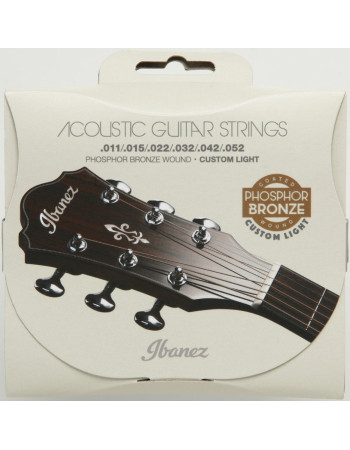 Ibanez IACSP62C String Set for 6 String Acoustic Guitar - Custom Light