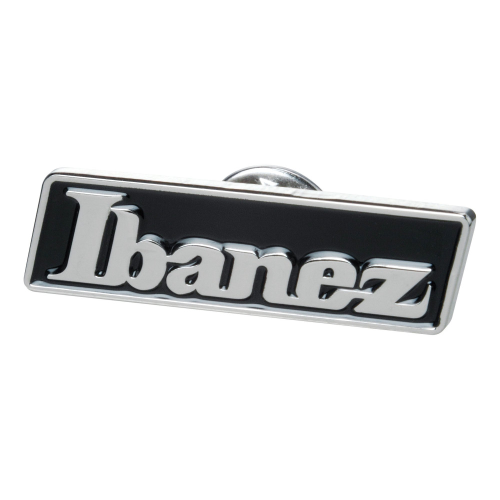 Ibanez IBPIN001 Logo Pin - Black & Silver Logo