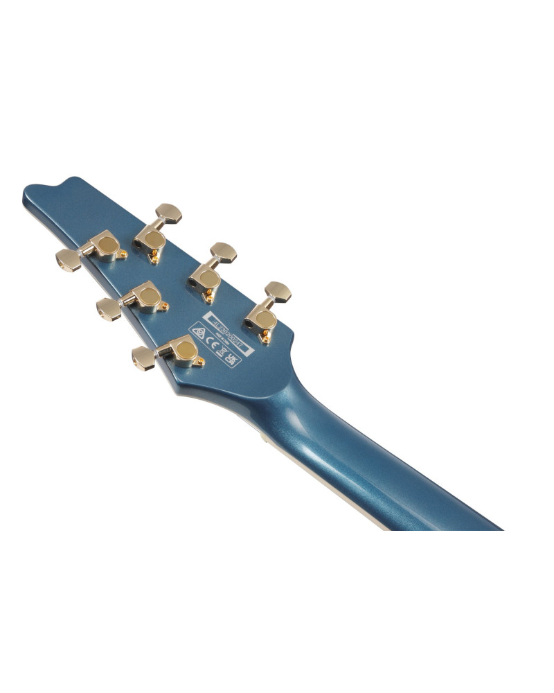 Ibanez IC420-ABM Iceman Electric Guitar 6-String - Antique Blue Metallic + Gig Bag