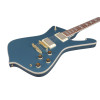 Ibanez IC420-ABM Iceman Electric Guitar 6-String - Antique Blue Metallic + Gig Bag