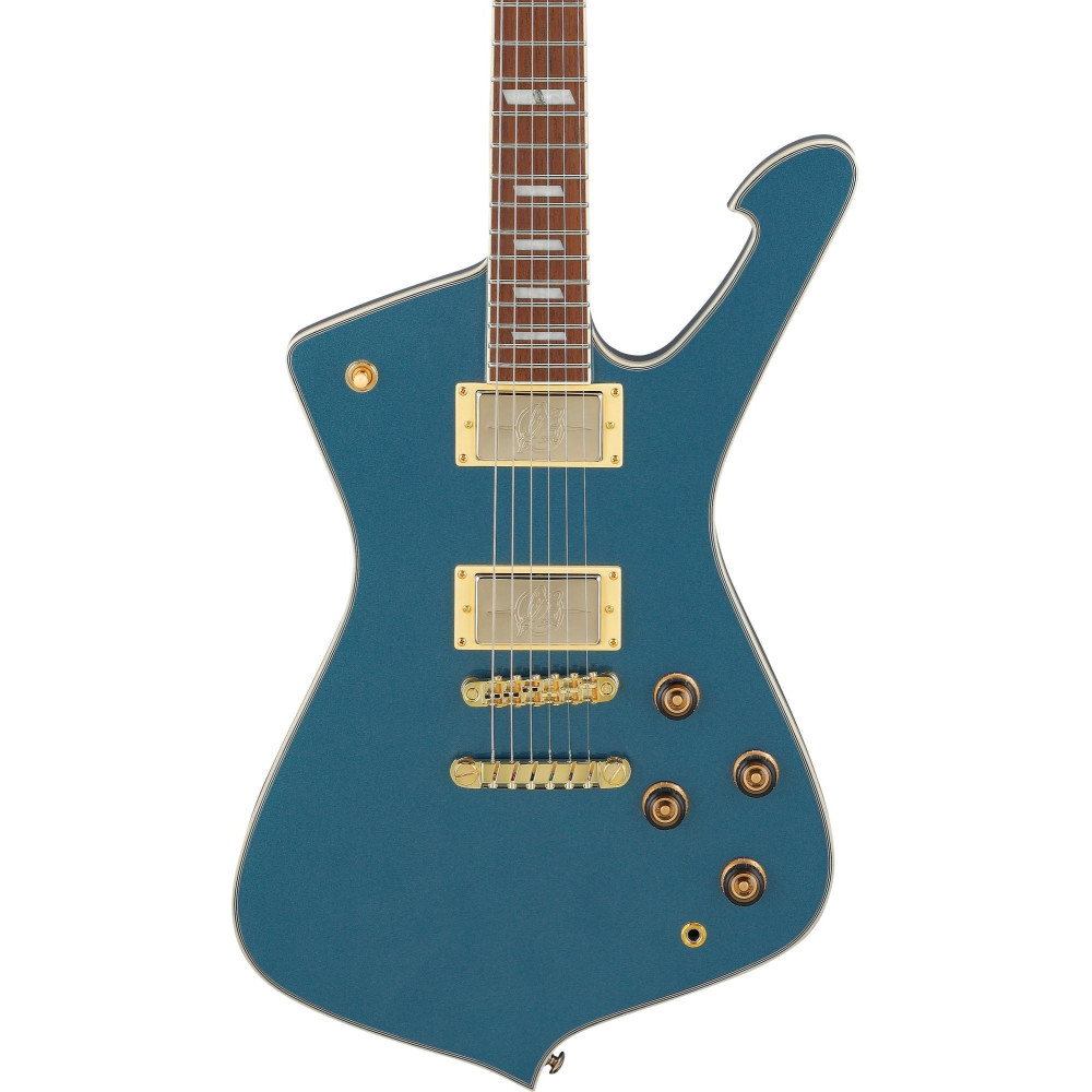 Ibanez IC420-ABM Iceman Electric Guitar 6-String - Antique Blue Metallic + Gig Bag