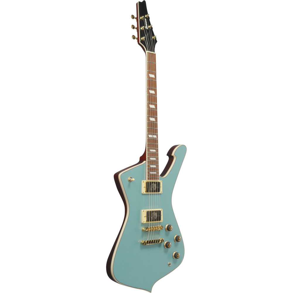 Ibanez IC420-CGM Iceman Electric Guitar 6-String - Coral Green Metallic + Gig Bag