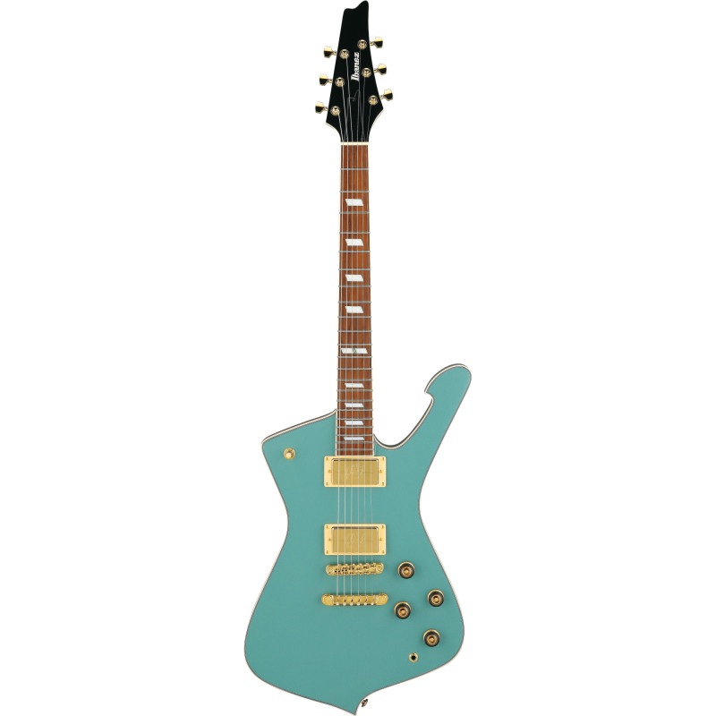 Ibanez IC420-CGM Iceman Electric Guitar 6-String - Coral Green Metallic + Gig Bag