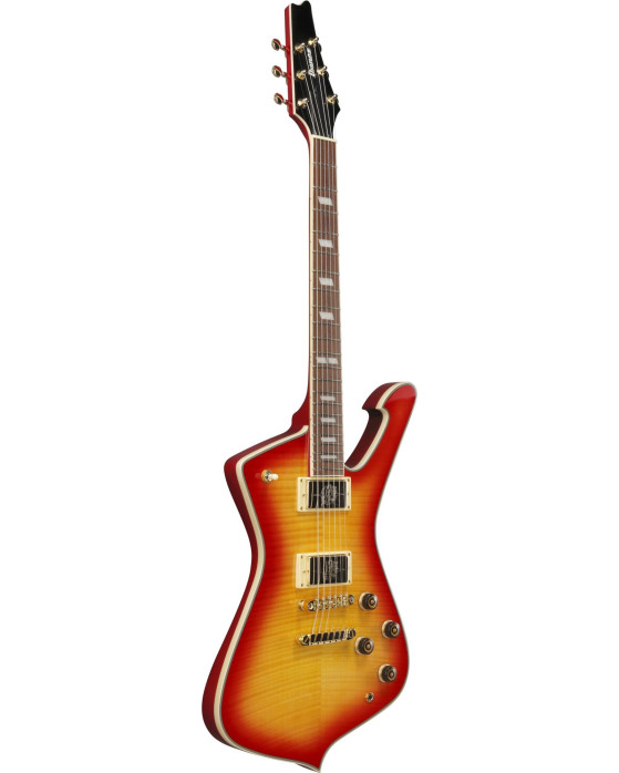Ibanez IC420FM-CRS Iceman Electric Guitar 6-String - Cherry Sunburst + Gig Bag
