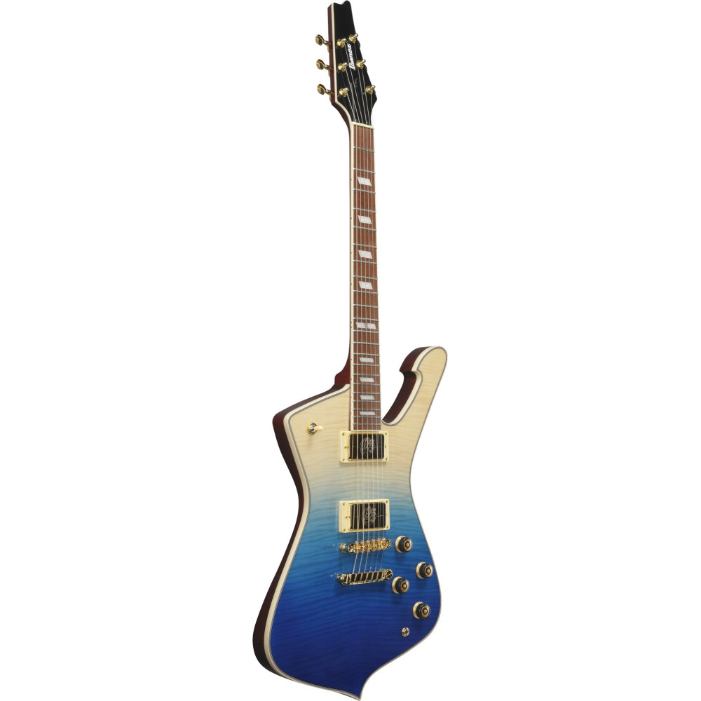 Ibanez IC420FM-TBG Iceman Electric Guitar 6-String - Transparent Blue Gradation + Gig Bag