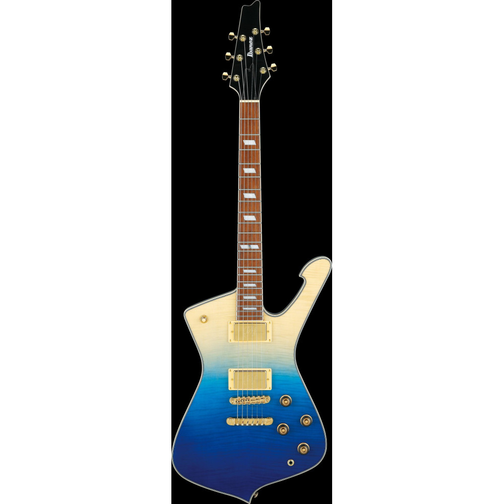 Ibanez IC420FM-TBG Iceman Electric Guitar 6-String - Transparent Blue Gradation + Gig Bag