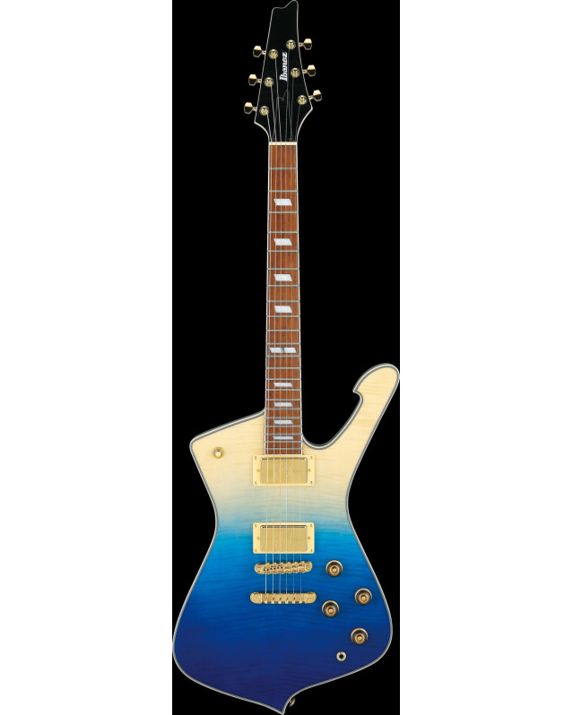 Ibanez IC420FM-TBG Iceman Electric Guitar 6-String - Transparent Blue Gradation + Gig Bag