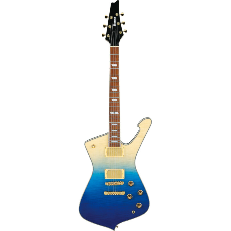 Ibanez IC420FM-TBG Iceman Electric Guitar 6-String - Transparent Blue Gradation + Gig Bag