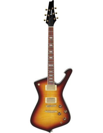 Ibanez IC420FM-VLS Iceman Electric Guitar 6-String - Violin Sunburst + Gig Bag