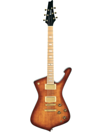 Ibanez IC420MFM-CML Iceman Electric Guitar 6-String - Caramel Burst Low Gloss + Gig Bag