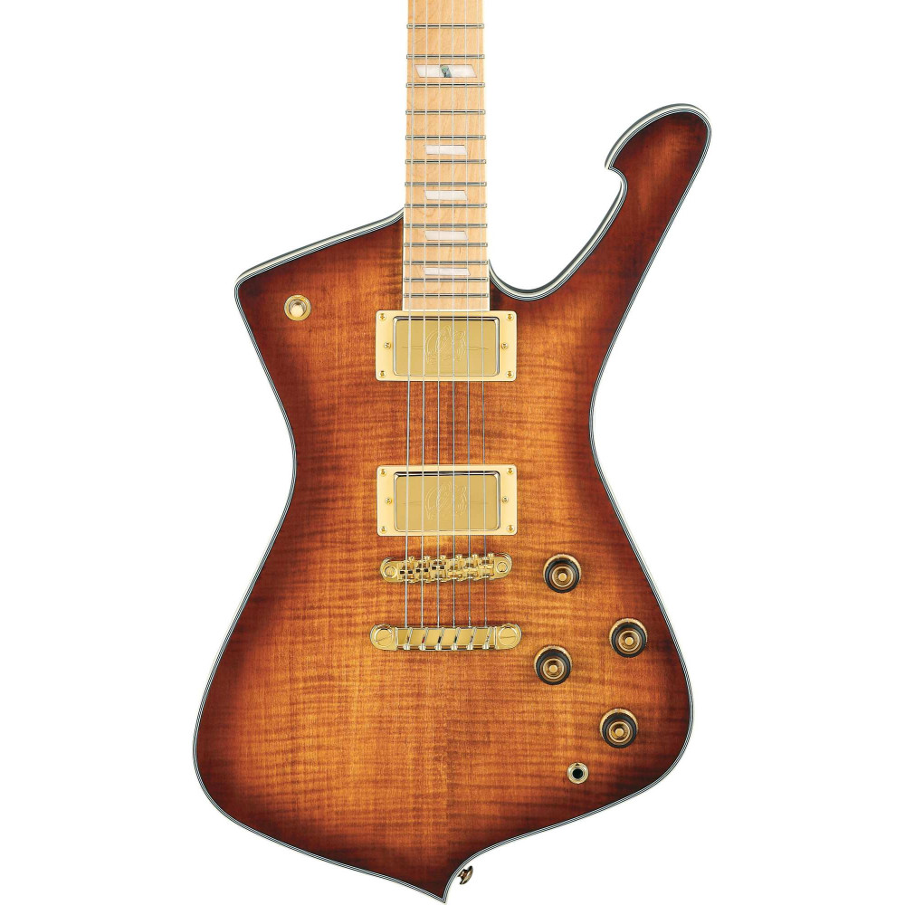 Ibanez IC420MFM-CML Iceman Electric Guitar 6-String - Caramel Burst Low Gloss + Gig Bag