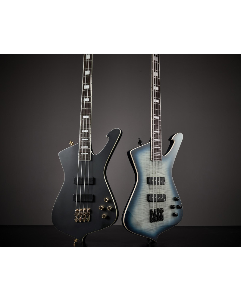 Ibanez ICB620-BKF Iceman Bass 4-String - Black Flat + Gig Bag