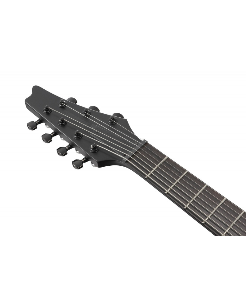 Ibanez ICTB721-BKF Iron Label Iceman Electric Guitar 7-String - Black Flat
