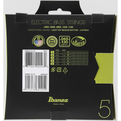Ibanez IEBS5C String Set for 5 String Bass - Light Top Medium Bottom