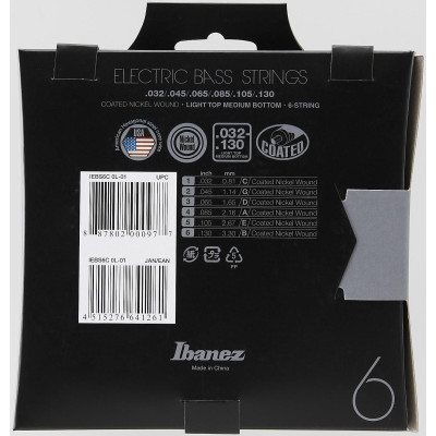 Ibanez IEBS6C String Set for 6 String Bass - Light Top Medium Bottom