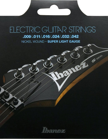 Ibanez IEGS6 String Set for 6 String E-Guitar - Super Light