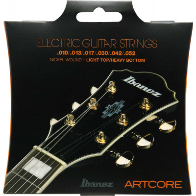 Ibanez IEGS62 String Set for 6 String Artcore E-Guitar - Light Top/Heavy Bottom