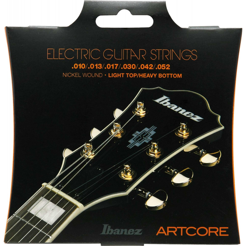Ibanez IEGS62 String Set for 6 String Artcore E-Guitar - Light Top/Heavy Bottom