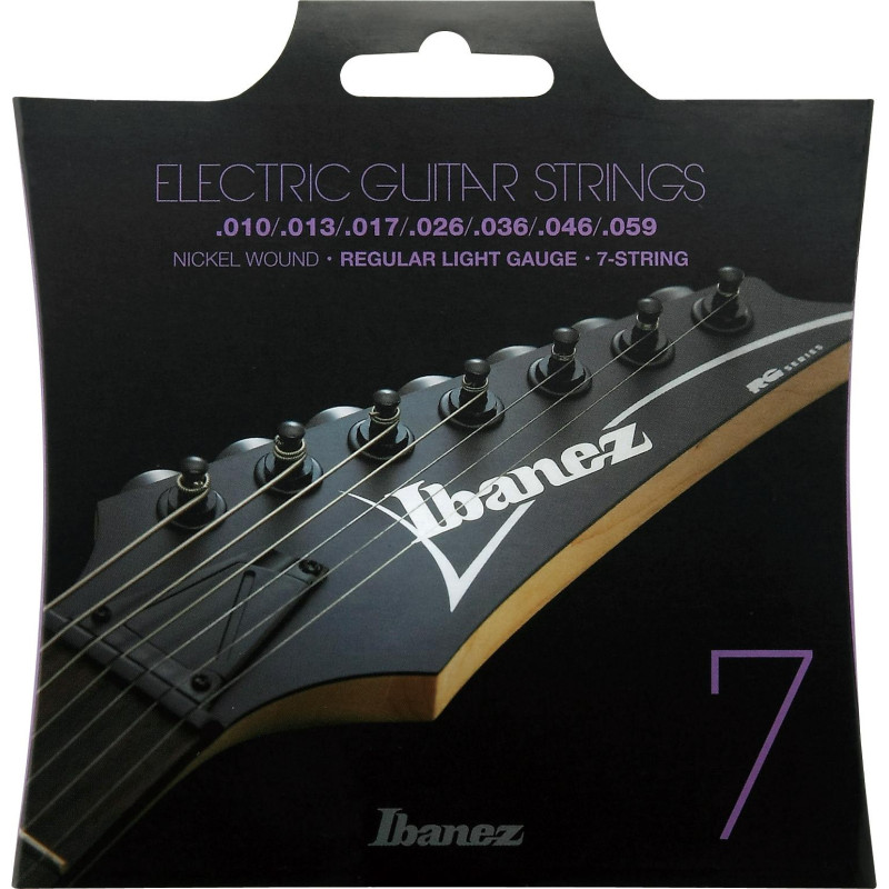 Ibanez IEGS71 String Set for 7 String E-Guitar - Regular Light