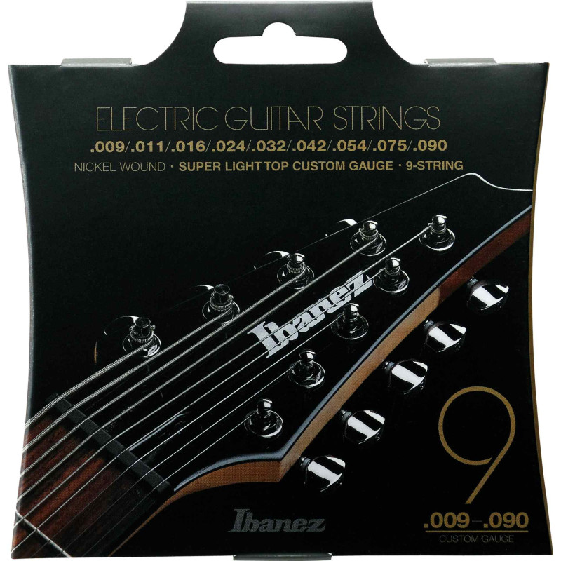 Ibanez IEGS9 String Set for 9 String E-Guitar - Super Light Custom