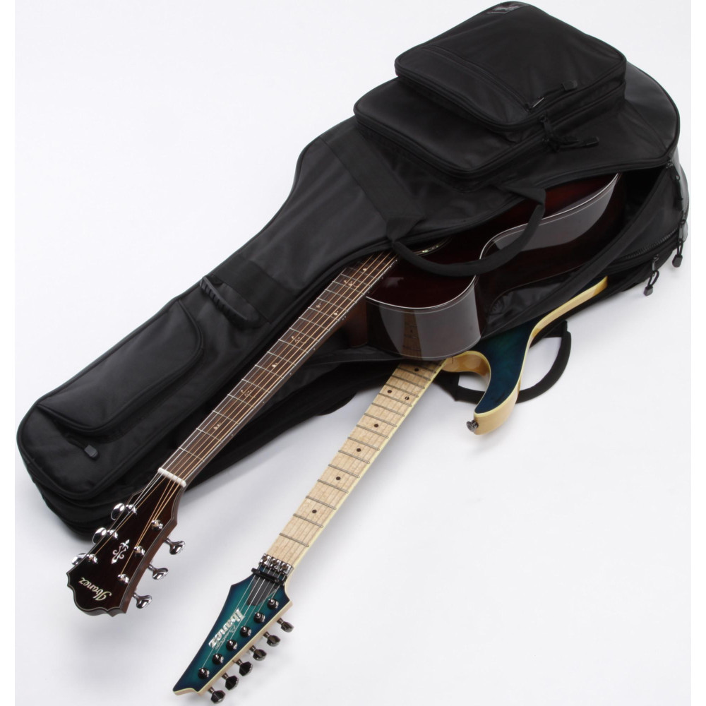 Ibanez IGAB2540-BK POWERPAD® Designer Collection Double-Gig Bag for E-/A-Guitar - Black