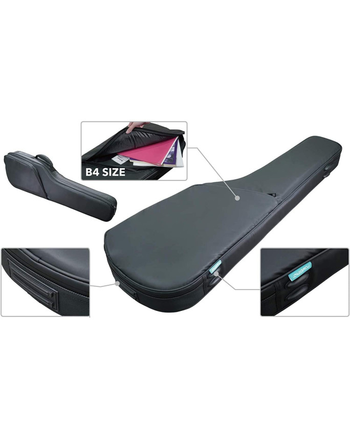 Ibanez IGB724-CGY POWERPAD® ULTRA Gig Bag for Electric Guitar - Charcoal Gray