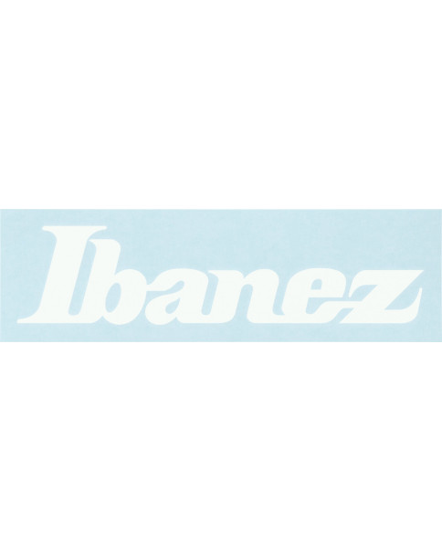 Ibanez ILS1-WH Sticker White Logo 230 mm x 56 mm