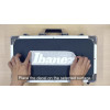Ibanez ILS1-WH Sticker White Logo 230 mm x 56 mm