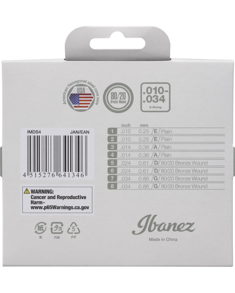 Ibanez IMDS4 String Set for 8 String Mandolin