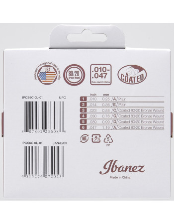 Ibanez IPCS6C String Set for 6 String Piccolo - Extra Light